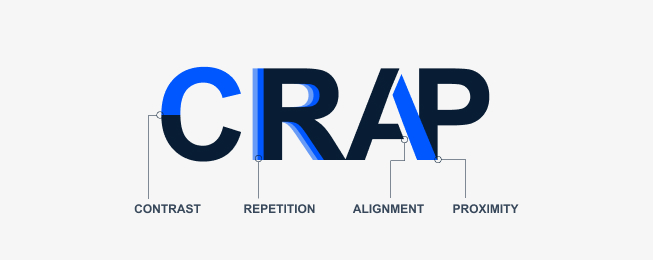 How the 4 C.R.A.P. Design Principles enhance User Experience- Featured Shot