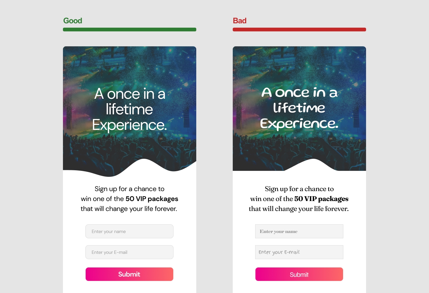 How the 4 C.R.A.P. Design Principles enhance User Experience Clueify